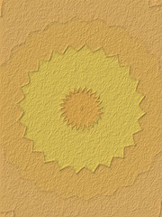 Mandala Shape on paper for background. Wallpaper shape. Backdrop texture wall and have copy space for text.