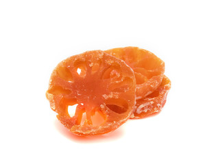 boiled bael fruits in syrup,Thai desserts,Aegle marmelos