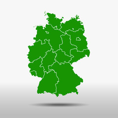 map of Germany