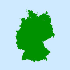 map of Germany