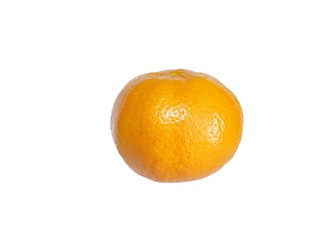 Orange fruit isolated on white background, Fresh Tangerine orange,  ready to eat or making drinks, single or one