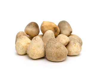 Straw mushroom isolated on white background