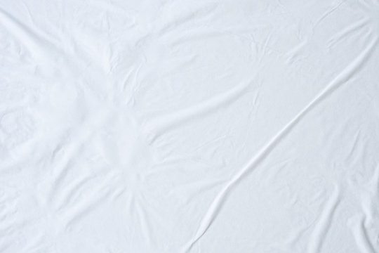 Blank White Crumpled And Creased Paper Poster Texture Background Stock  Photo, Picture and Royalty Free Image. Image 150454966.