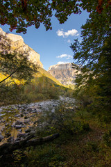 Natural landscape with blue sky in Spain