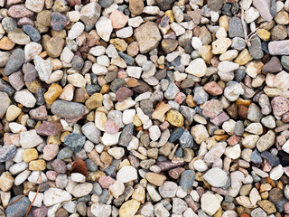 Background from small multi colored stones