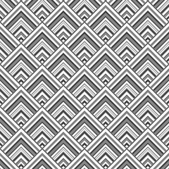 Seamless gray and grey background for your designs. Modern vector ornament. Geometric abstract pattern