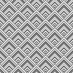 Seamless gray and grey background for your designs. Modern vector ornament. Geometric abstract pattern