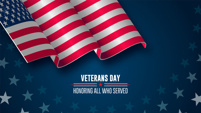 Veterans day background. Vector illustration.
