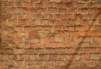 Texture of erose brick wall