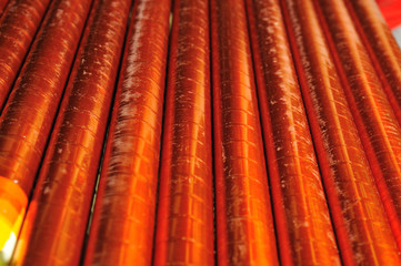 Copper conductors coated with high temperature kapton insulation
