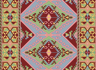 traditional geometric abstract pattern background