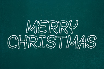 Merry Christmas. Chalkboard Drawing Background