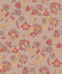 seamless floral design pattern background