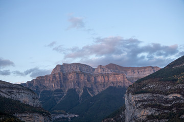 Natural landscape with blue sky in Spain