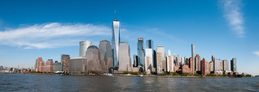 New York City cityline from above