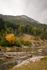 Natural landscape with blue sky in Spain