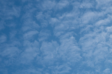 Sky with clouds. Background of blue sky with clouds. Fluffy clouds on a blue sky.