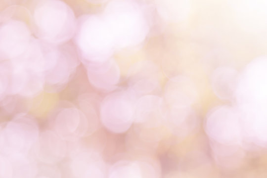 Pastel pink blur bokeh soft glitter light abstract spring background, Pink white effect background natural blurred flower at soft glitter shiny, Red In love season in from leaf and tree for valentine.