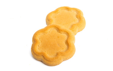 butter cookies isolated