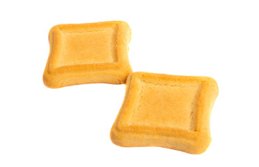 butter cookies isolated