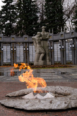 monument of the eternal flame. Zelenodolsk. Russia.