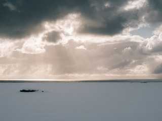 Obraz na płótnie Canvas iceland winter views