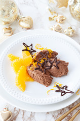 Mousse au Chocolat mit Orange