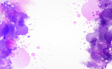 Waterocolor splash background