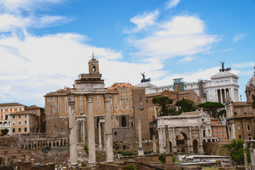 Obraz premium Roman Forum View