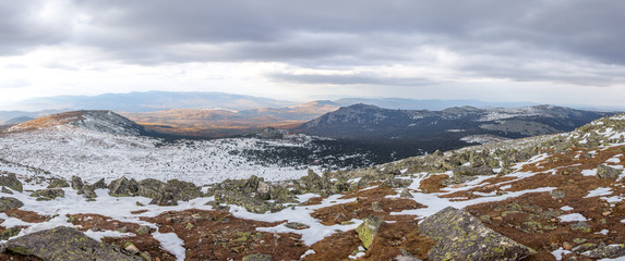 Beautiful landscape, mount Iremel, South Ural, Republic of Bashkortostan, Russia