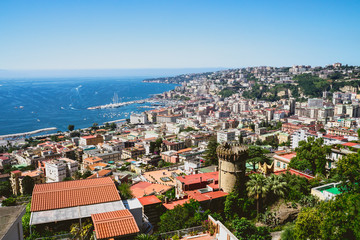 Fototapeta na wymiar Beautiful view of the city of Naples