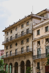 Building in the center of Havana Cuba