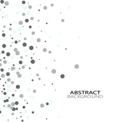  Abstract white background of silver dust particles. Design element