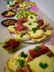 Buffet food