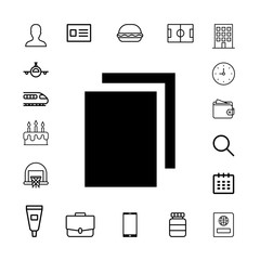 Paper icon for web and mobile