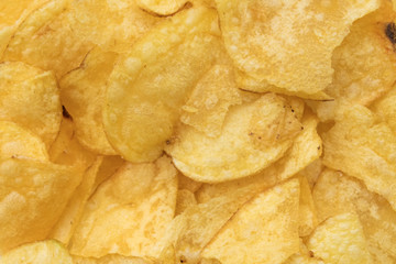 Textura de patatas fritas