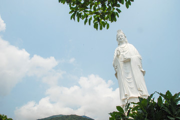 Lady Buddha Statue at Linh Ung Pagoda on Son Tra Peninsula in Da Nang, Vietnam 