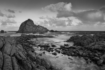 Sugar Loaf Rock BnW