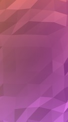 Abstract triangle geometrical pink background. Geometric origami style with gradient. 3D illustration