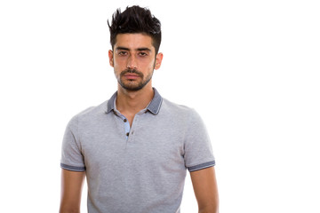 Obraz premium Portrait of young handsome bearded Persian man