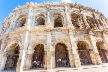 Rénovation des Arènes de Nîmes, Gard, France 