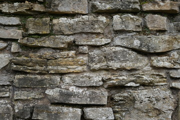 Ausschnitt einer historischen Mauer