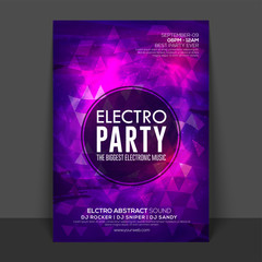 Party Flyer, Template or Banner design.