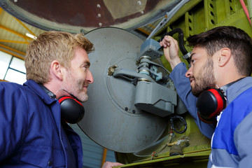 portrait of industrial engineers at work
