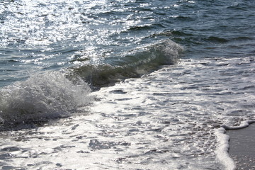 waves on the beach, sea, water, wave, ocean, waves, beach, nature, blue, coast, surf, sky, summer, rock, storm, foam, landscape, white, shore, coastline, travel, power, motion, splash, stone, rocks