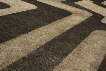 Unique natural pebbles outdoor flooring pattern texture