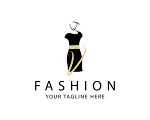 Woman Fashion Logo template