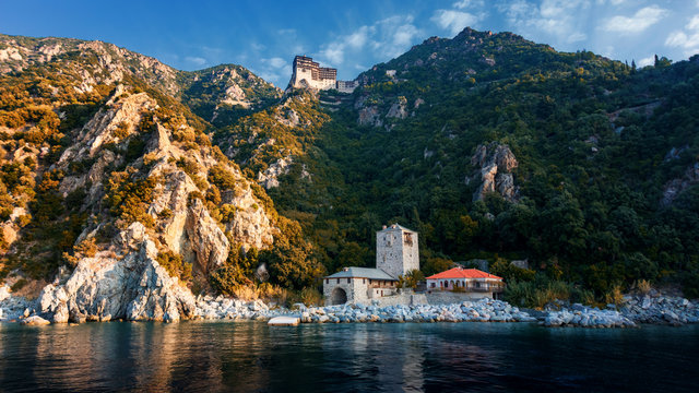 Simonopetra (Simonos Petra) Monastery in Athos, Chalkidiki, Greece