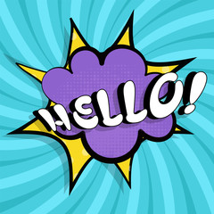 Comic speech bubbles.