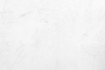 Fotobehang White wall texture rough background abstract concrete floor or Old cement grunge background with white empty. © Ton Photographer4289